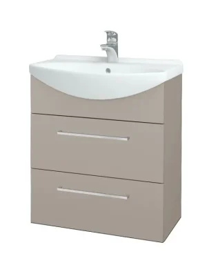 Značkový Koupelnová skříňka TAKE IT SZZ2 65 - N07 Stone / Úchytka T04 / N07 Stone