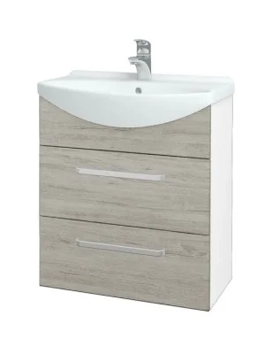 Akce Koupelnová skříňka TAKE IT SZZ2 65 - N01 Bílá lesk / Úchytka T01 / D05 Oregon