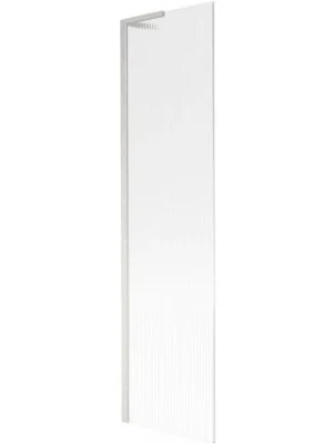 Značkový MEXEN/S - Next L vanová zástěna FIX 50 x 150, proužky, nikl kartáčovaná 895-050-000-03-09-97 - koupelny-sanita.cz