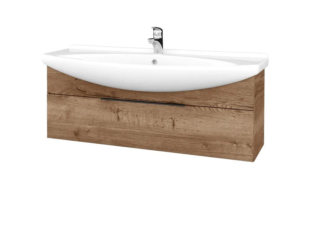 Zlevněný Koupelnová skříňka TAKE IT SZZ 120 - D21 Tobacco / Úchytka T07 / D21 Tobacco