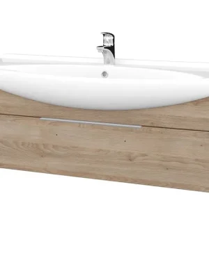 Akce Koupelnová skříňka TAKE IT SZZ 120 - N01 Bílá lesk / Úchytka T05 / D17 Colorado