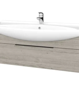 Zlevněný Koupelnová skříňka TAKE IT SZZ 120 - N01 Bílá lesk / Úchytka T07 / D05 Oregon