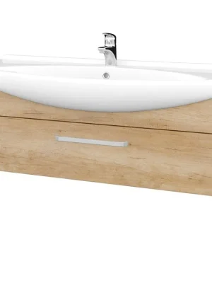 Zlevněný Koupelnová skříňka TAKE IT SZZ 120 - N01 Bílá lesk / Úchytka T01 / D15 Nebraska