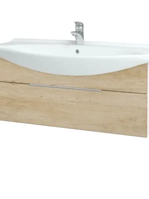 Zlevněný Koupelnová skříňka TAKE IT SZZ 105 - N01 Bílá lesk / Úchytka T05 / D15 Nebraska