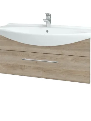 Zlevněný Koupelnová skříňka TAKE IT SZZ 105 - N01 Bílá lesk / Úchytka T02 / D17 Colorado