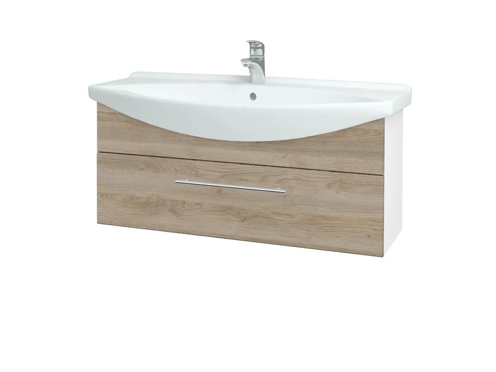 Zlevněný Koupelnová skříňka TAKE IT SZZ 105 - N01 Bílá lesk / Úchytka T02 / D17 Colorado