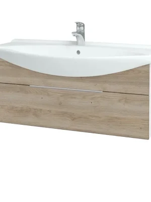 Akce Koupelnová skříňka TAKE IT SZZ 105 - N01 Bílá lesk / Úchytka T05 / D17 Colorado