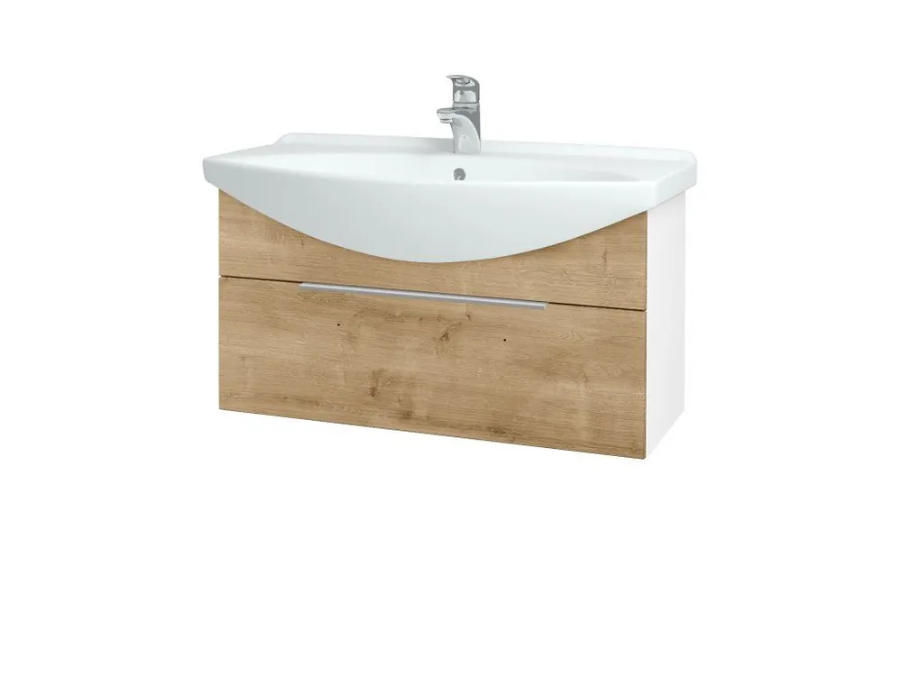 Akce Koupelnová skříňka TAKE IT SZZ 85 - N01 Bílá lesk / Úchytka T05 / D09 Arlington